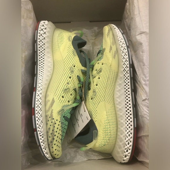 Adidas 4D Fusio Semi Frozen Yellow /Hazy Emerald/Dove Grey, M/9.5, W/10.5 main image 4